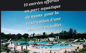 La perle de provence, appartement neuf en rez de Jardin clos, au calme, clim, salle d'eau dans chaque chambre, à 900m du centre de Nyons